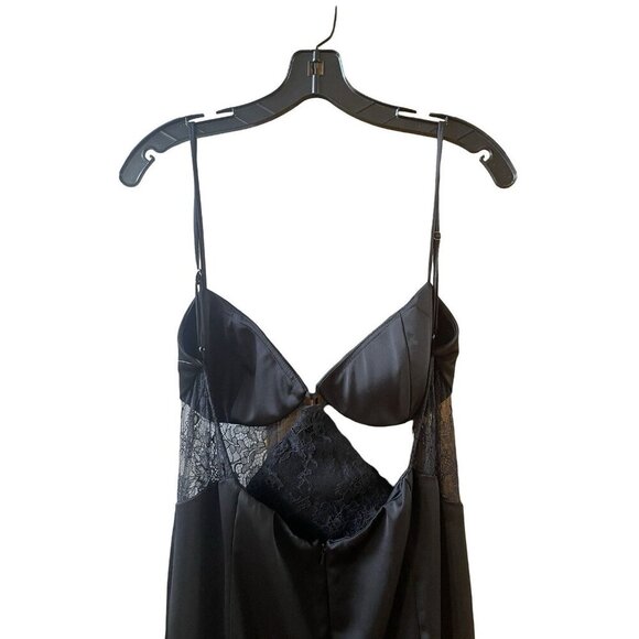 NEW KATIE MAY black ariana lack high slit lace wedding party gown size XXL - Picture 8 of 12